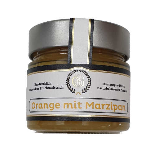 Orange mit Marzipan